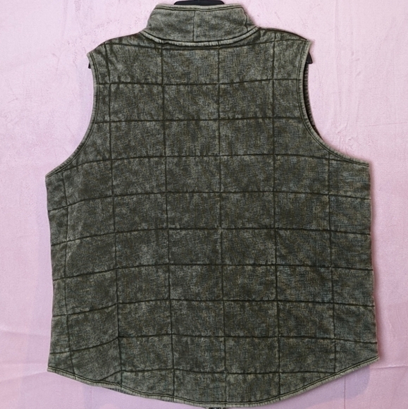 Westbound Quilted Fill Vest in Dark Sage Green size 2X - Picture 4 of 7